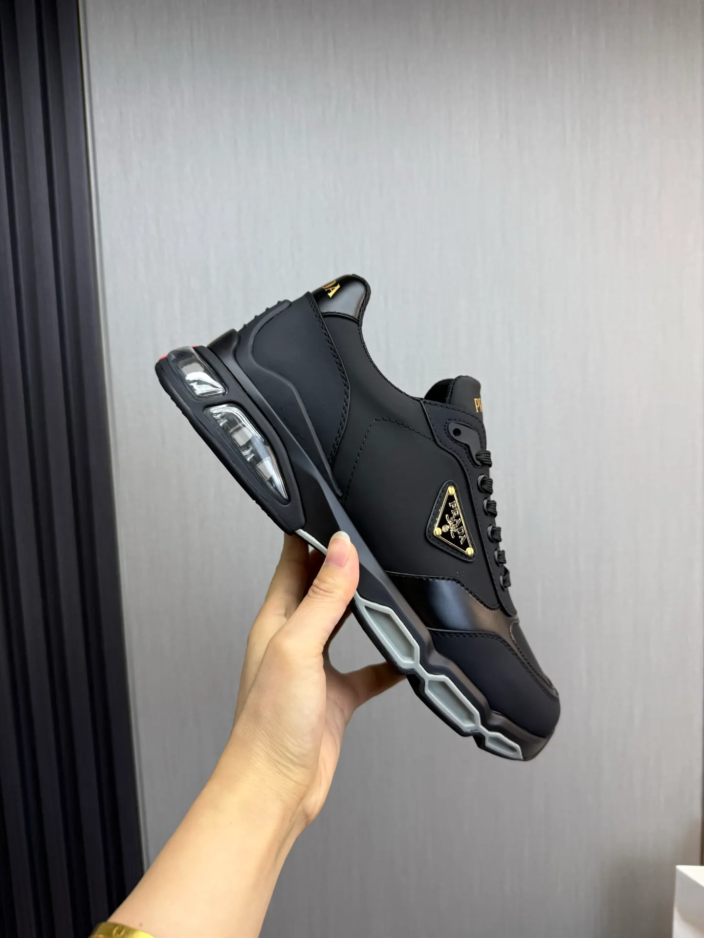 Men's shoes 💰640💰 [PRADA] Men's shoes are popular in the counter, official website is synchronized, 1 high-quality shipment ✔️Original cowhide upper + cowhide lining, 1🆚1 replica, original sole, 38-45 (45 customized, non-refundable)